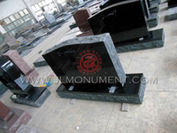 Shanxi Black Monument 001 www.jlmonument.com supply headstone Shanxi Black Monument