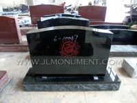 Shanxi Black Monument 002 www.jlmonument.com supply headstone Shanxi Black Monument