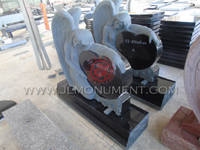 Shanxi Black Monument 010 www.jlmonument.com supply headstone Shanxi Black Monument