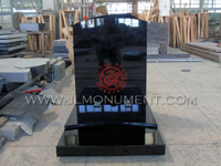 Shanxi Black Monument 011 www.jlmonument.com supply headstone Shanxi Black Monument