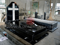 Shanxi Black Monument 048 www.jlmonument.com supply headstone Shanxi Black Monument