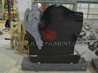China Customize Price Cheap Weeping Angel Headstones.,and Absolute Black and Angel Headstone-003