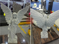 BEAUTIFUL ANGEL HEADSTONE ON CLOUDS,and G633 and Angel Headstone-030