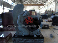 India Red Angel Headstone supplier,and Absolute Black and Angel Headstone-078